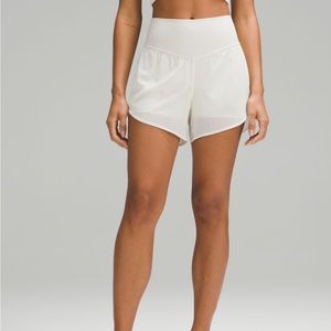 NWT Lululemon Nulu Mesh Yoga Short 3.5’ Size 4 Color Bone